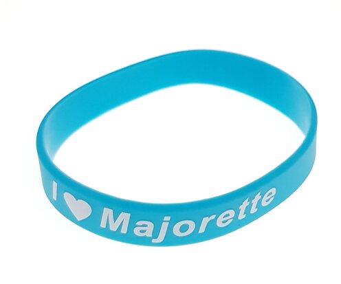 Silicone armbandje I love Majorette