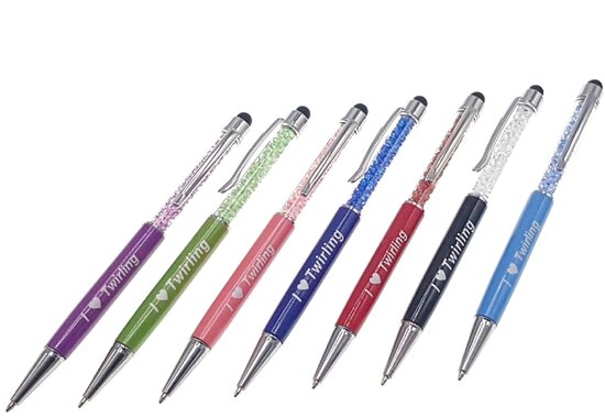 Stylus Crystal pen Twirling