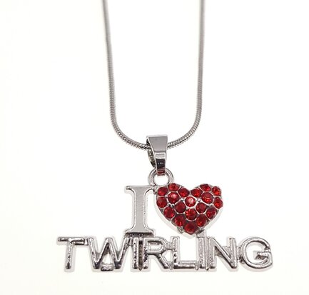 Collier I love Twirling