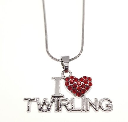 Ketting I love Twirling