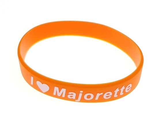 Silicone armbandje I love Majorette