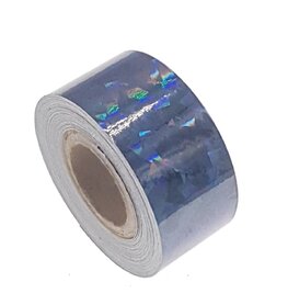 Cracked Ice tape zwart 25mm