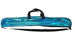 Batontas glitter turquoise met sterren