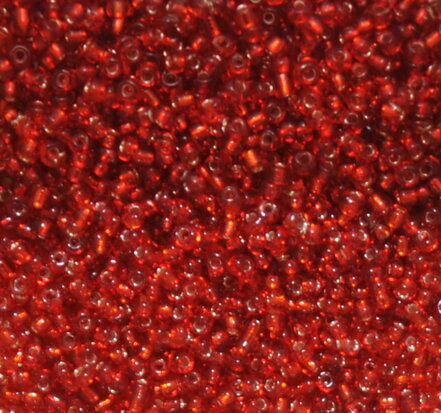 Perles 2mm rouge 