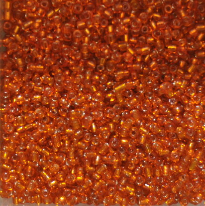 Perles 2mm orange 