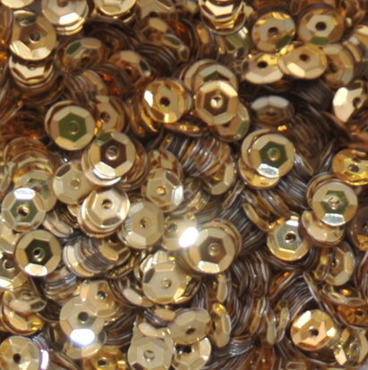 Sequins 5mm gold