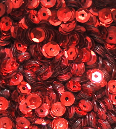 Pailletten 5mm rood