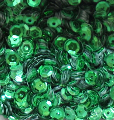 Sequins 5mm green