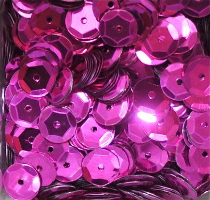 Sequins 8mm fuchsia