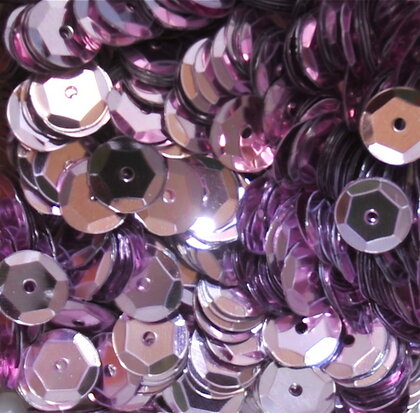 Sequins 8mm light pink