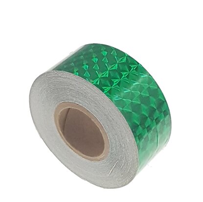 Hologram tape green 25mm