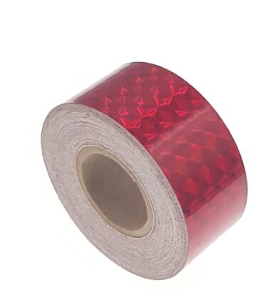 Hologram tape red 25mm