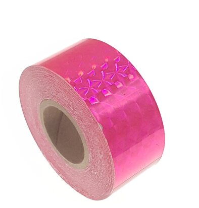 Hologram tape Pink 25mm