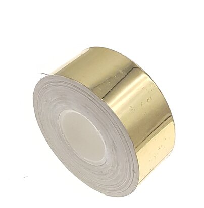 Metallic tape gold 25mm 