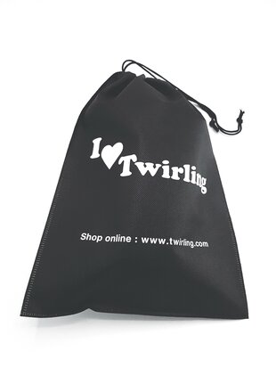 Sac à chaussures "I love Twirling"