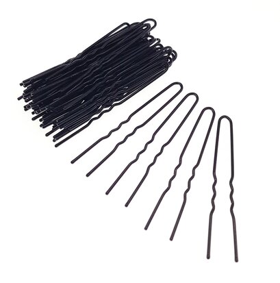 Hair pins 68mm thick black