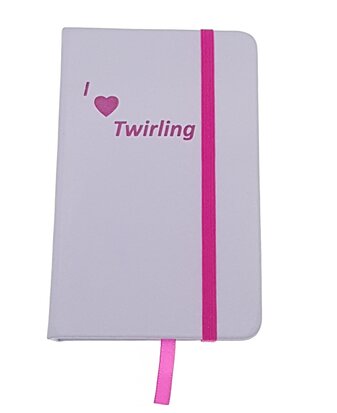 Notizbuch I love Twirling