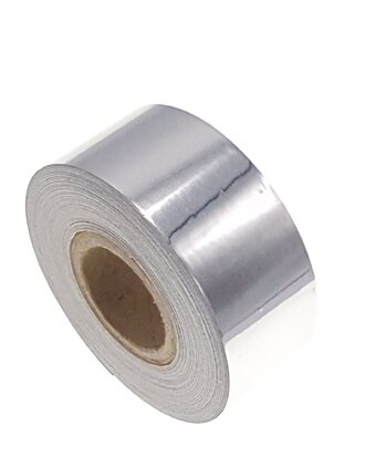 Metallic tape silver 25mm 