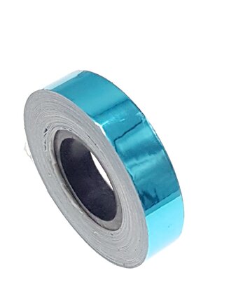 Metallic tape blauw 12.5mm