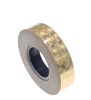 Hologrammband Gold 12.5mm