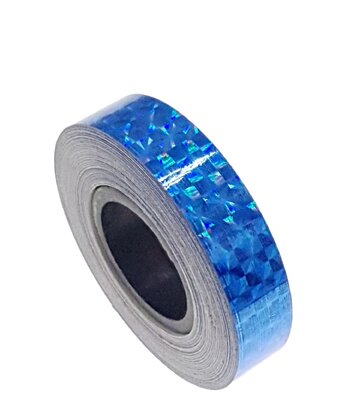 Hologram tape blauw 12.5mm
