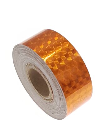 Hologram tape orange 25mm