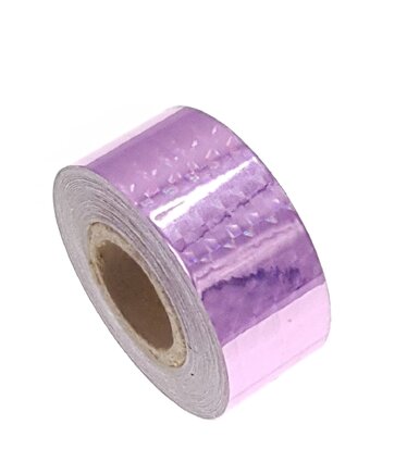 Hologram tape roze 25mm