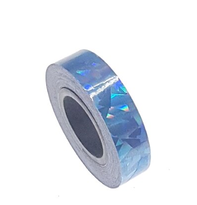 Cracked Ice tape blauw 12.5mm
