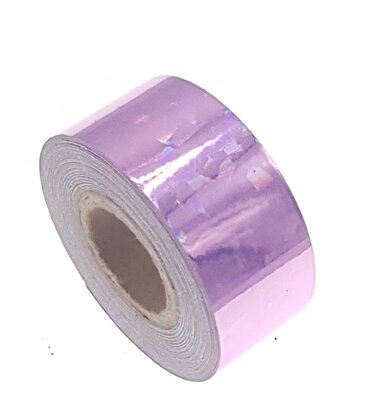 Ruban Cracked Ice Pink 25mm