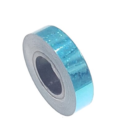 Sequin tape light blue 12.5mm