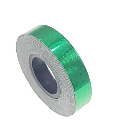 Pailletten tape groen 12.5mm
