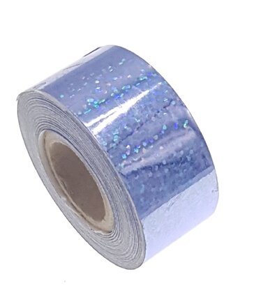 Sequin tape turkoise 25mm