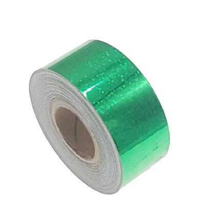 Sequin tape green 25mm