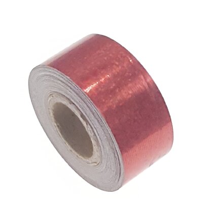 Pailletten tape rood 25mm