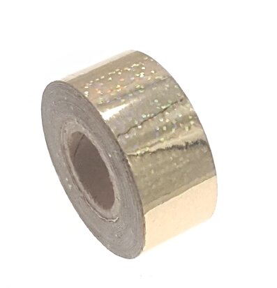 Pailletten tape goud 25mm