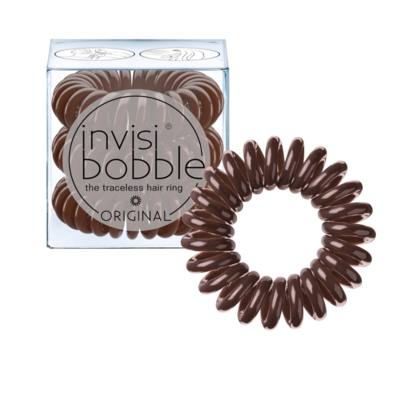 Invisibobble bruin haarelastiekjes