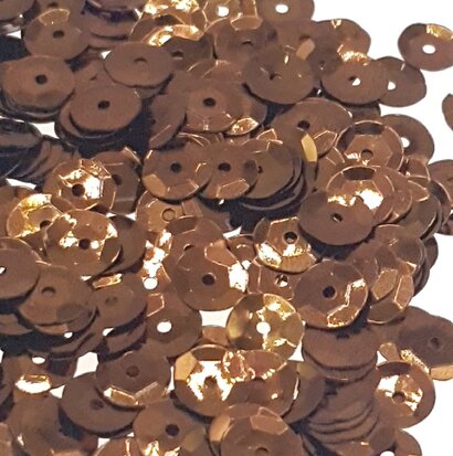 Paillettes 5mm bronze