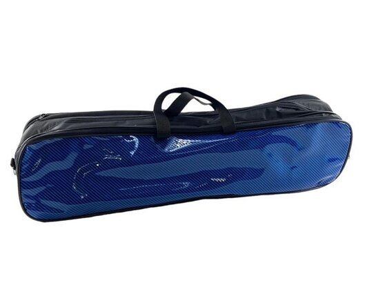 Batonbag Blue metallic large