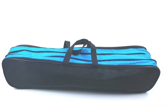 Baton bag large black/blue