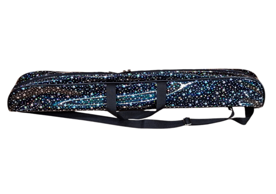 Batontas glitter zwart met sterren