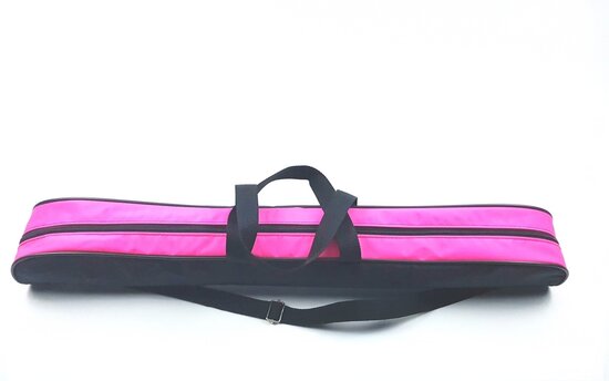 Batontas nylon zwart-neon roze