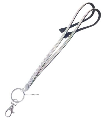 Lanyard met strasssteentjes 