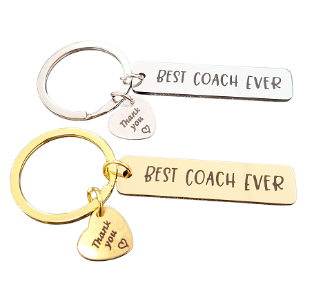 Sleutelhanger "Best Coach Ever"