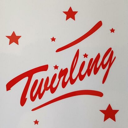 Sticker transparent Twirling