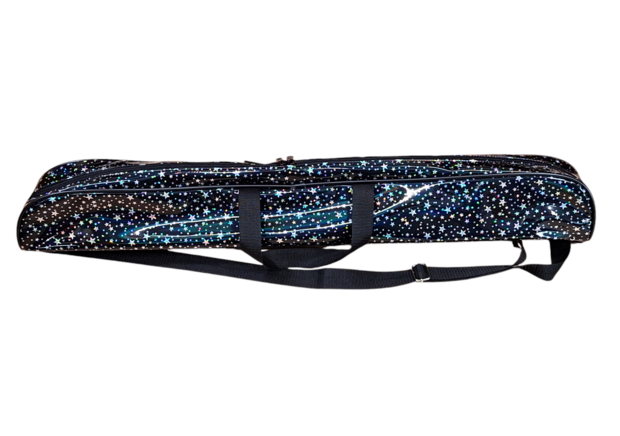 Batontas glitter zwart met sterren