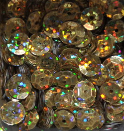 Laserpailletten 8mm goud Laserpailletten 8mm goud