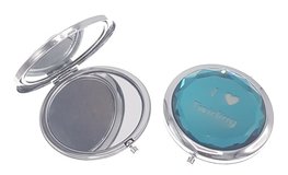 Makeup spiegel I love Twirling blauw Makeup spiegel I love Twirling blauw