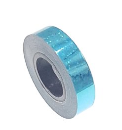 Pailletten tape licht blauw 12.5mm