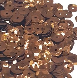 Pailletten 8mm brons Pailletten 8mm brons