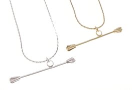 Necklace with baton